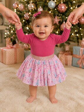 NWT - Sweet Wink Girls Nutcracker Christmas Tutu Skirt - Sizes 0-12 M and 1 -2 Y